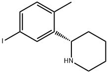 (S)-2-(5-iodo-2-methylphenyl)piperidine Structure