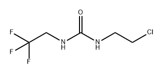 Urea, N-(2-chloroethyl)-N'-(2,2,2-trifluoroethyl)- 结构式