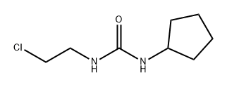 Urea, N-(2-chloroethyl)-N'-cyclopentyl- 结构式