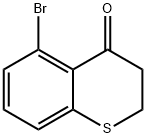 5-溴硫代苯并二氢吡喃-4-酮, 1391025-10-7, 结构式