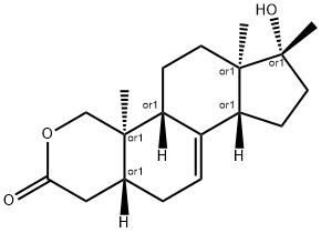 (1S,3aS,5aS,9aS,9bS,11aS)-1-hydroxy-1,9a,11a-trimethyl-2,3,3a,5,5a,6,9,9b,10,11-decahydroindeno[4,5-h]isochromen-7-one 化学構造式