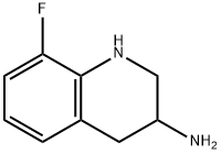 8-Fluoro-1,2,3,4-tetrahydroquinolin-3-amine Struktur