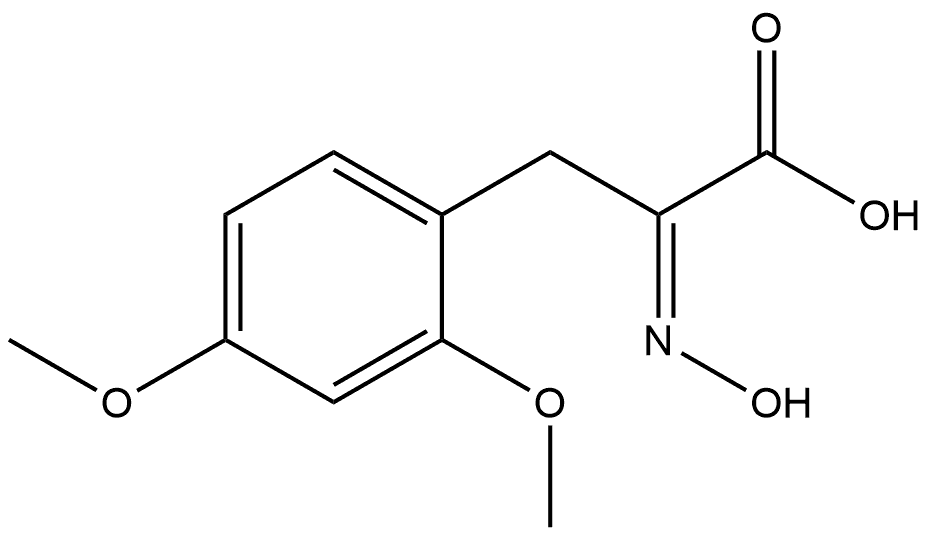 Benzenepropanoic acid, α-(hydroxyimino)-2,4-dimethoxy-, (Z)- (9CI)