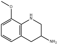 8-Methoxy-1,2,3,4-tetrahydroquinolin-3-amine Struktur