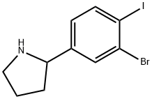 1391210-20-0 2-(3-bromo-4-iodophenyl)pyrrolidine