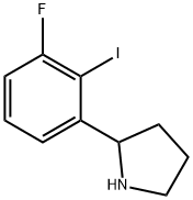 2-(3-fluoro-2-iodophenyl)pyrrolidine Structure
