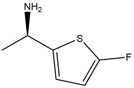 (R)-1-(5-fluorothiophen-2-yl)ethan-1-amine 化学構造式