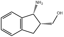 1H-Indene-2-methanol, 1-amino-2,3-dihydro-, (1R,2R)- Structure