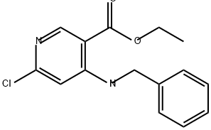 4-(苄基氨基)-6-氯烟酸乙酯, 1391740-90-1, 结构式