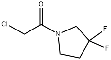 2-Chloro-1-(3,3-difluoropyrrolidin-1-yl)ethan-1-one Struktur