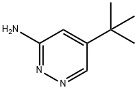 3-Pyridazinamine, 5-(1,1-dimethylethyl)- Struktur