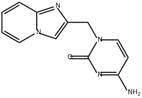 2(1H)-Pyrimidinone, 4-amino-1-(imidazo[1,2-a]pyridin-2-ylmethyl)-|4-AMINO-1-((3,8A-DIHYDROIMIDAZO[1,2-A]PYRIDIN-2-YL)METHYL)PYRIMIDIN-2(1H)-ONE