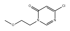 6-氯-3-(2-甲氧基乙基)嘧啶-4(3H)-酮, 1392239-04-1, 结构式