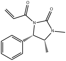 2-Imidazolidinone, 1,5-dimethyl-3-(1-oxo-2-propen-1-yl)-4-phenyl-, (4S,5R)- 结构式