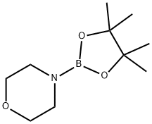 4-(4,4,5,5-四甲基-1,3,2-二氧硼杂环戊烷-2-基)吗啉, 1392415-63-2, 结构式