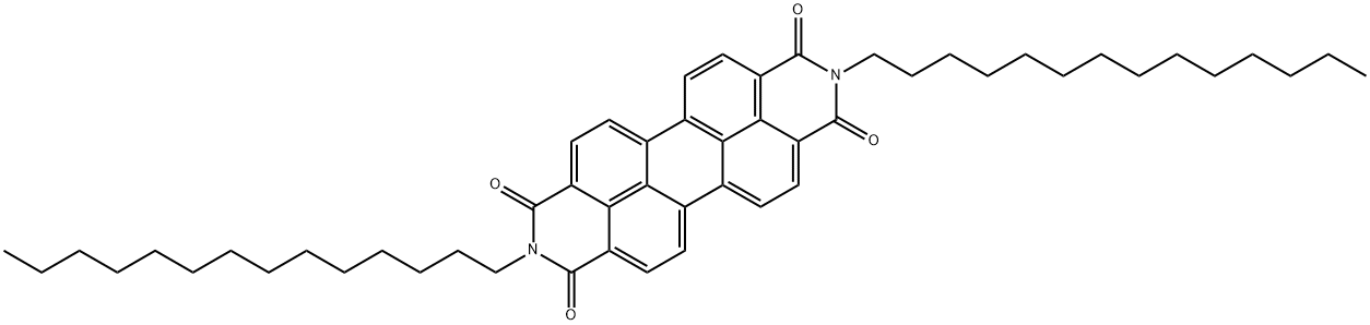 Anthra[2,1,9-def:6,5,10-d'e'f']diisoquinoline-1,3,8,10(2H,9H)-tetrone, 2,9-ditetradecyl- 结构式