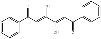 2,4-Hexadiene-1,6-dione, 3,4-dihydroxy-1,6-diphenyl-, (2Z,4Z)- Structure