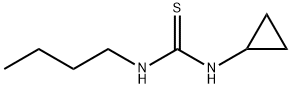 Thiourea, N-butyl-N'-cyclopropyl- Structure