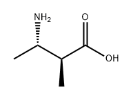 Butanoic acid, 3-amino-2-methyl-, (2S,3S)- Struktur