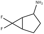 Bicyclo[3.1.0]hexan-2-amine, 6,6-difluoro- Struktur