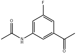 N-(3-ACETYL-5-FLUOROPHENYL)ACETAMIDE Structure