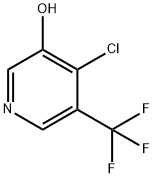 3-Pyridinol, 4-chloro-5-(trifluoromethyl)- Structure