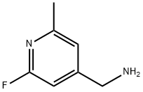 4-Pyridinemethanamine, 2-fluoro-6-methyl- Struktur