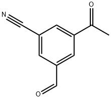 3'-Cyano-5'-formylacetophenone,1393567-18-4,结构式