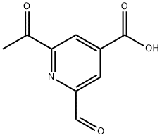 2-ACETYL-6-FORMYLISONICOTINIC ACID|2-乙酰基-6-甲酰亚磺酸