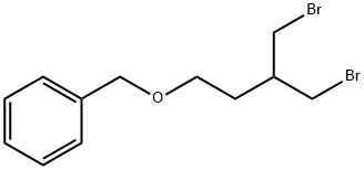 ((4-bromo-3-(bromomethyl)butoxy)methyl)benzene,1393688-68-0,结构式