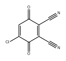 1,4-Cyclohexadiene-1,2-dicarbonitrile, 4-chloro-3,6-dioxo- Struktur