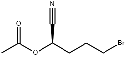 Pentanenitrile, 2-(acetyloxy)-5-bromo-, (2R)-