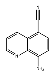 5-Quinolinecarbonitrile, 8-amino- Struktur