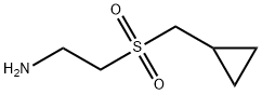 Ethanamine, 2-[(cyclopropylmethyl)sulfonyl]- Struktur