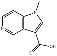 1-甲基-5-氮杂吲哚-3-甲酸, 1394175-17-7, 结构式