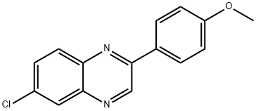 Quinoxaline, 6-chloro-2-(4-methoxyphenyl)-