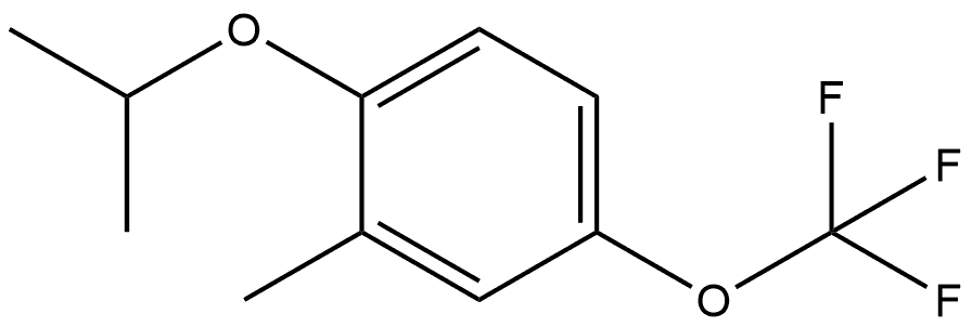 2-Methyl-1-(1-methylethoxy)-4-(trifluoromethoxy)benzene Struktur