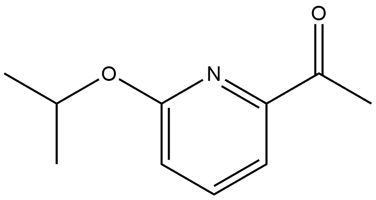 1-[6-(1-Methylethoxy)-2-pyridinyl]ethanone Structure
