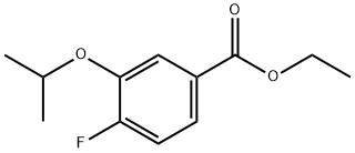 ethyl 4-fluoro-3-isopropoxybenzoate 结构式