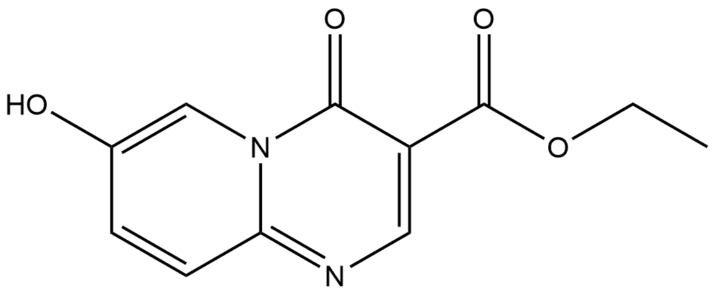 Ethyl 7-hydroxy-4-oxo-4H-pyrido[1,2-a]pyrimidine-3-carboxylate Structure