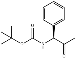 Carbamic acid, N-[(1S)-2-oxo-1-phenylpropyl]-, 1,1-dimethylethyl ester,1395897-82-1,结构式