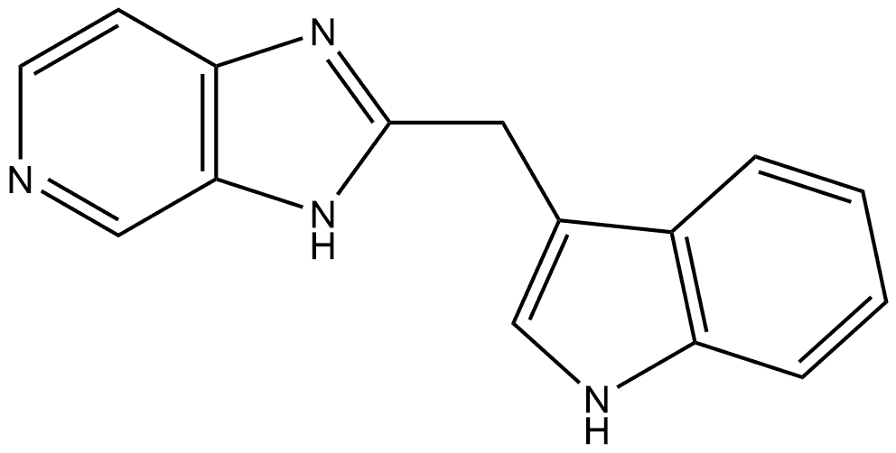 2-(1H-Indol-3-ylmethyl)-3H-imidazo[4,5-c]pyridine,1396009-39-4,结构式