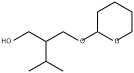 1-Butanol, 3-methyl-2-[[(tetrahydro-2H-pyran-2-yl)oxy]methyl]- 结构式