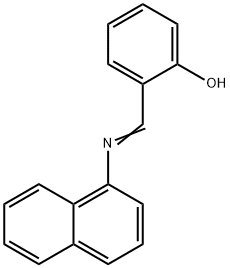 Phenol, 2-[(1-naphthalenylimino)methyl]- Struktur