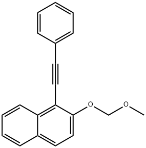 1396513-23-7 Naphthalene, 2-(methoxymethoxy)-1-(2-phenylethynyl)-