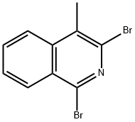 1,3-Dibromo-4-methylisoquinoline Structure