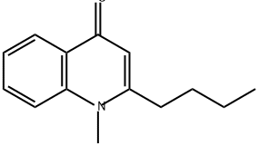 4(1H)-Quinolinone, 2-butyl-1-methyl- 化学構造式