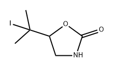 5-(2-碘丙烷-2-基)噁唑烷-2-酮, 1397293-44-5, 结构式