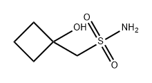 (1-羟基环丁基)甲磺酰胺 结构式