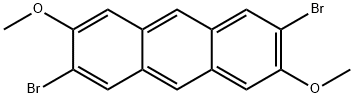 2,6-二溴-3,7-二甲氧基蒽,1397972-06-3,结构式